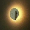 9W LED sieninis šviestuvas, baltas, 3000K