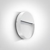 9W LED sieninis šviestuvas, baltas, 3000K, 67360/W/W