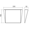 9W LED sieninis šviestuvas STEALTH, matinės baltos sp., 3000/4000K, dimeriuojamas, 01-3222