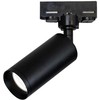 9W LED šviestuvas į 3 fazių bėgelius, juodas, 3000K, S059-24