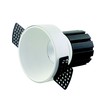 9W LED užglaistomas šviestuvas, baltas, 3000K, S096