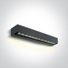 9W sieninis lauko šviestuvas, antracito sp., 3000K, IP65, 67526A2/AN/W