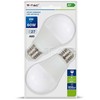 9Wx2vnt/pakuotėje LED lemputės V-TAC, A60, E27, dimeriuojamos per 3 žingsnius, 6400K (šaltai balta)