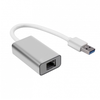 Adapteris LAN / USB-A, sidabro sp.