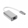 Adapteris LAN / USB-C, sidabro sp.
