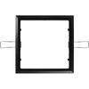 Avarinio šviestuvo STARLET QUAD LED įleidžiamo montavimo rėmelis, juodas