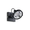 Lubinis šviestuvas Ideal Lux Ceiling lamp with 1 light GLIM, GU10, antracite