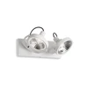 Lubinis šviestuvas Ideal Lux Ceiling lamp with 2 lights GLIM, GU10, chrome