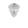 Lubinis šviestuvas Ideal Lux Ceiling lamp with 3 lights DUBAI, E14, baltas