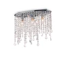 Lubinis šviestuvas Ideal Lux Ceiling lamp with 3 lights RAIN, E14, chrome