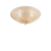 Lubinis šviestuvas Ideal Lux Ceiling lamp with 3 lights SHELL, E27, amber color