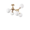 Lubinis šviestuvas Ideal Lux Ceiling lamp with 5 lights NODI, E14, chrome