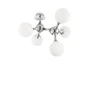 Lubinis šviestuvas Ideal Lux Ceiling lamp with 5 lights NODI, E14, coffee color