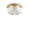 Lubinis šviestuvas Ideal Lux Ceiling lamp with 6 lights DAISY, E27, amber color