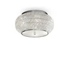 Lubinis šviestuvas Ideal Lux Ceiling lamp with 6 lights PASHA', E14, chrome