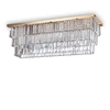 Lubinis šviestuvas Ideal Lux Ceiling lamp with 8 lights MARTINEZ, E14, baltas