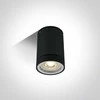 Cilindro formos šviestuvas, GU10, juodas, 67130C/B