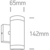 Cilindro formos šviestuvas, GU10, rūdžių sp., 67130/BR