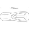 COB LED nešiojamas šviestuvas, 70036
