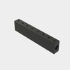 EASY LINK sistemos bėgelio vidinis sujungimas, juodas, K1002345N