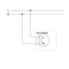 Liregus Įleistinis USB- kroviklis EPSILON, dvivietis, baltos sp., 220V, 50-60Hz, 3,4A