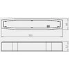 Intelight 7W avarinis/evakuacinis šviestuvas SUPREMA SO 150 M 3h AT IP54 NT, baltas