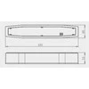 Intelight 7W avarinis/evakuacinis šviestuvas SUPREMA SO 150 M 3h AT IP54 NT, baltas