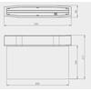 2,5W evakuacinis šviestuvas SUPREMA D-std CB IP54 NT, baltas