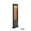 slv FLATT POLE 65 lauko LED toršeras 3000K IP65 antracito spalvos/rudas