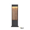 slv FLATT POLE 65 lauko LED toršeras 3000K IP65 antracito spalvos/rudas
