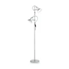 Ideal Lux Floor lamp with 2 lights POLLY, E27, sidabrinis color
