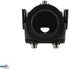 Bemko Gatvės šviestuvo (50W) montavimo adapteris, juodas