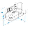 Solar Plus GLOBAL TRAC 3-fazių bėgelio adapteris MULTI Adapteris™ GA69, baltas