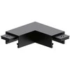 Bikuvalt Horizontali jungtis magnetiniam bėgeliui SLIM MAGNETIC, juoda, 02/0515