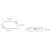 Į lietimą reaguojantis sensorius ON/OFF, 60W 24V DC, 38102B