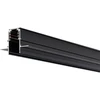 Įleidžiamas magnetinis bėgelis MAGNETIC, juodas, 2m