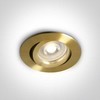 Įleidžiamas pakreipiamas šviestuvas, GU10, žalvario sp., 11105A1/BBS