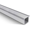 Įleidžiamas profilis su baltu difuzoriumi, 2m, 7910R/AL. Komplektuojama su 2 poromis užbaigimų. Tinkama LED juostoms 25 mm.