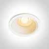 Įleidžiamas šviestuvas, GU10, baltas, 10103G1/W