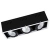 Ledvance Įleidžiamas šviestuvas MULTI 3x30W 4000K FL WT/BK