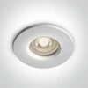 Bikuvalt Įleidžiamas šviestuvas, GU10, baltas, 10105R1/W