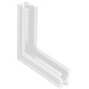 Įleidžiamo magnetinio bėgelio ZAMBELIS vertikalus kampinis sujungimas, baltas, 2084W-C1