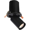 Lubinis šviestuvas Italux Įleidžiamas šviestuvas Termo SPL-50310-1R BK