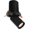 Lubinis šviestuvas Italux Įleidžiamas šviestuvas Termo SPL-50310-1R BK