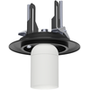 Įleidžiamo montavimo šviestuvas PARMA, E27, matinės juodos sp., IP44, E3946082NLSP