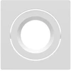 Įleidžiamo šviestuvo žiedas SP CBO IP65/5X RING ADJ SQUARE, baltas