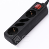 Ilgintuvas 4-vietis V-TAC, su jungikliu, (3G1.5MM2 X 1.5M), juodas