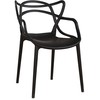 King Home Kėdė HILO PREMIUM, juoda, plastikinė