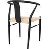 King Home WISHBONE METAL kėdė, natūrali