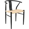 King Home WISHBONE METAL kėdė, natūrali